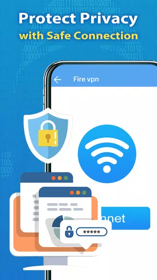 Fire VPN - Low Ping VPN Proxy, Game Speed Booster