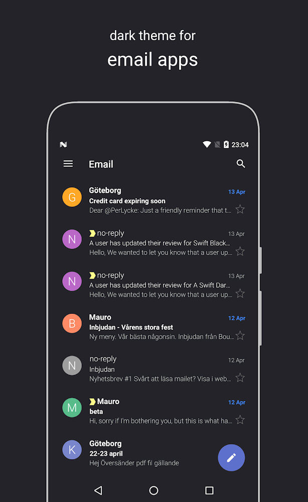 Swift Dark Substratum Theme