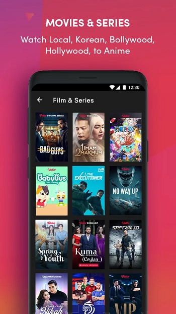 Vidio: Sports, Movies, Series