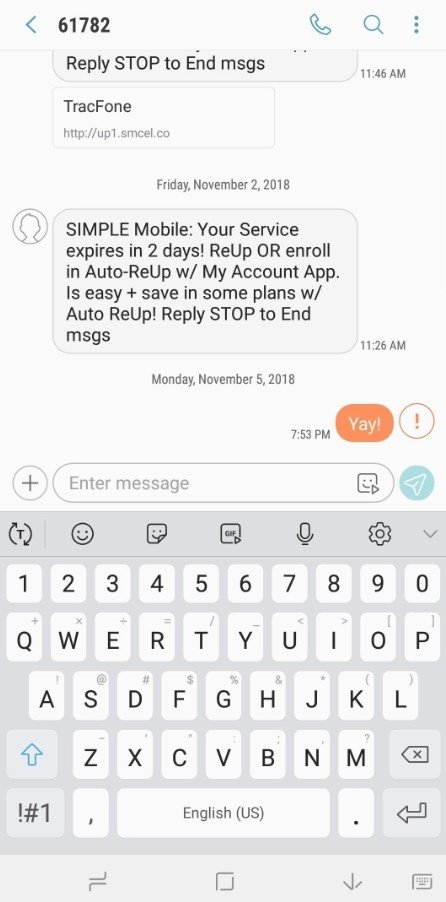 Samsung Messages