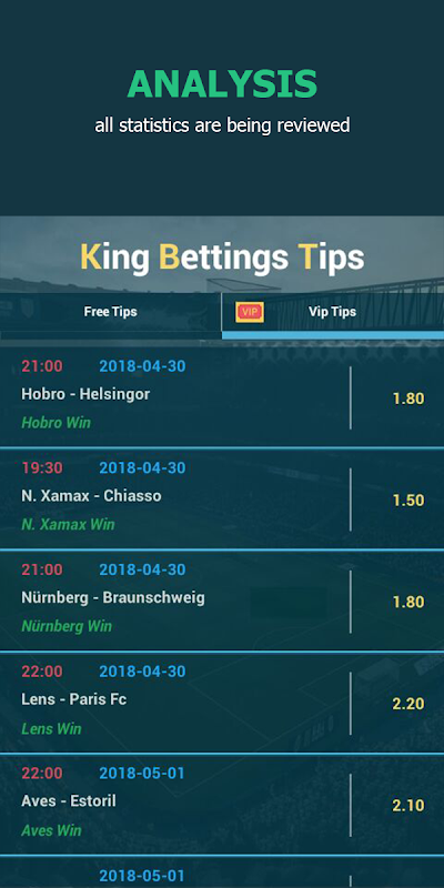 King Betting Tips Football App King Betting Tips Football App