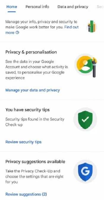 Google Account Manager