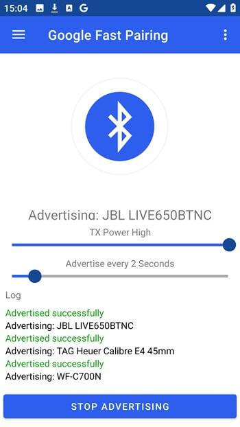 Bluetooth LE Spam