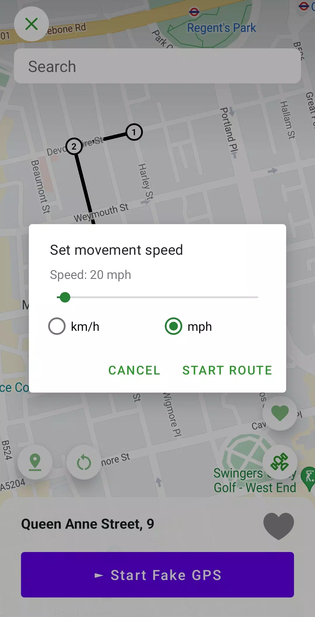 Fake GPS Location