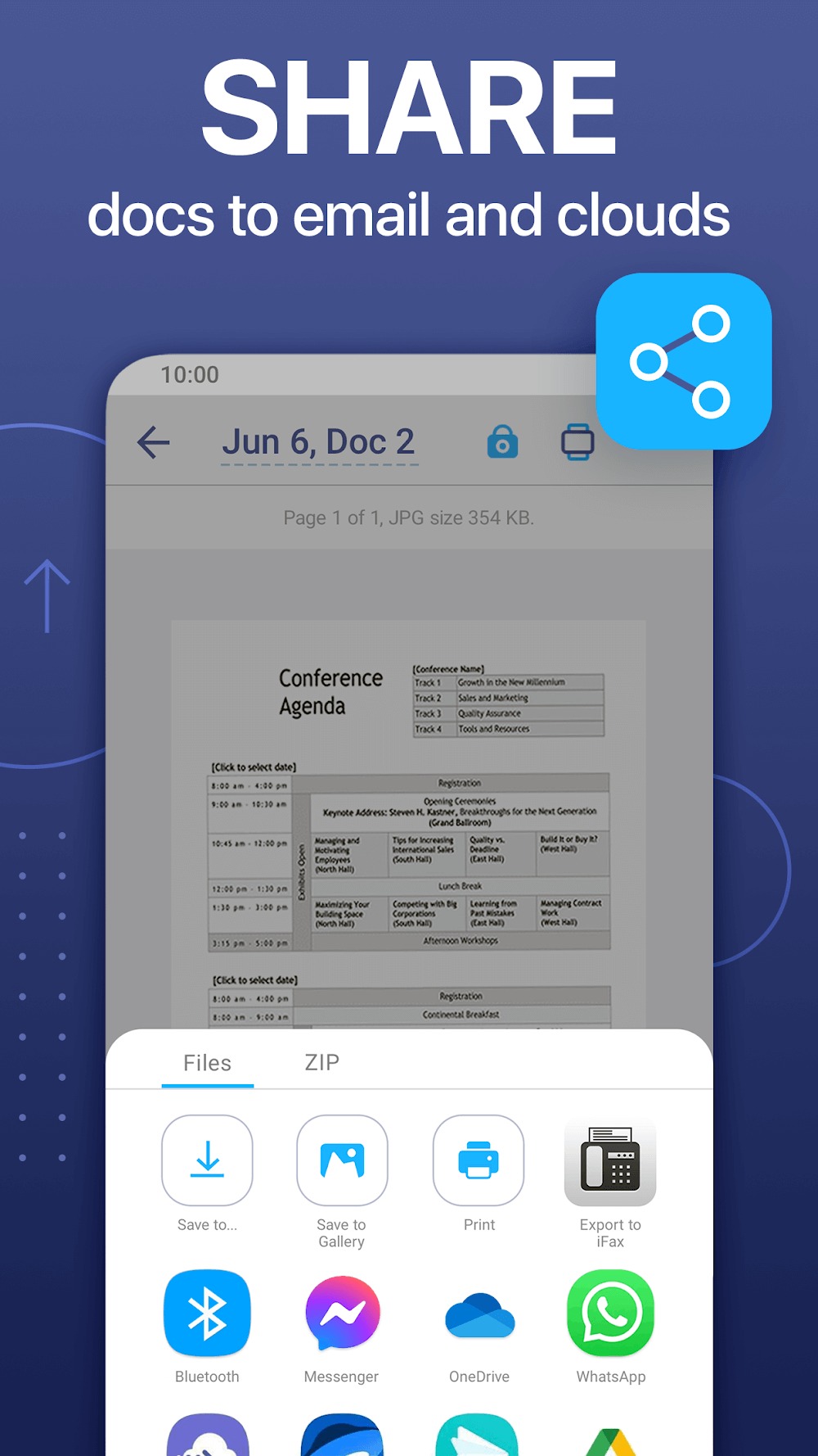 iScanner - Escáner PDF Gratis