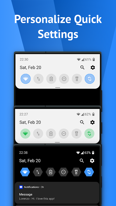 One Shade: Custom Notifications and Quick Settings One Shade: Custom Notifications and Quick Settings