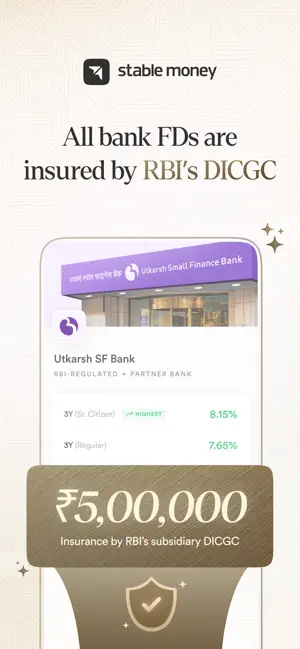 Stable Money: Earn 9.10% on FD