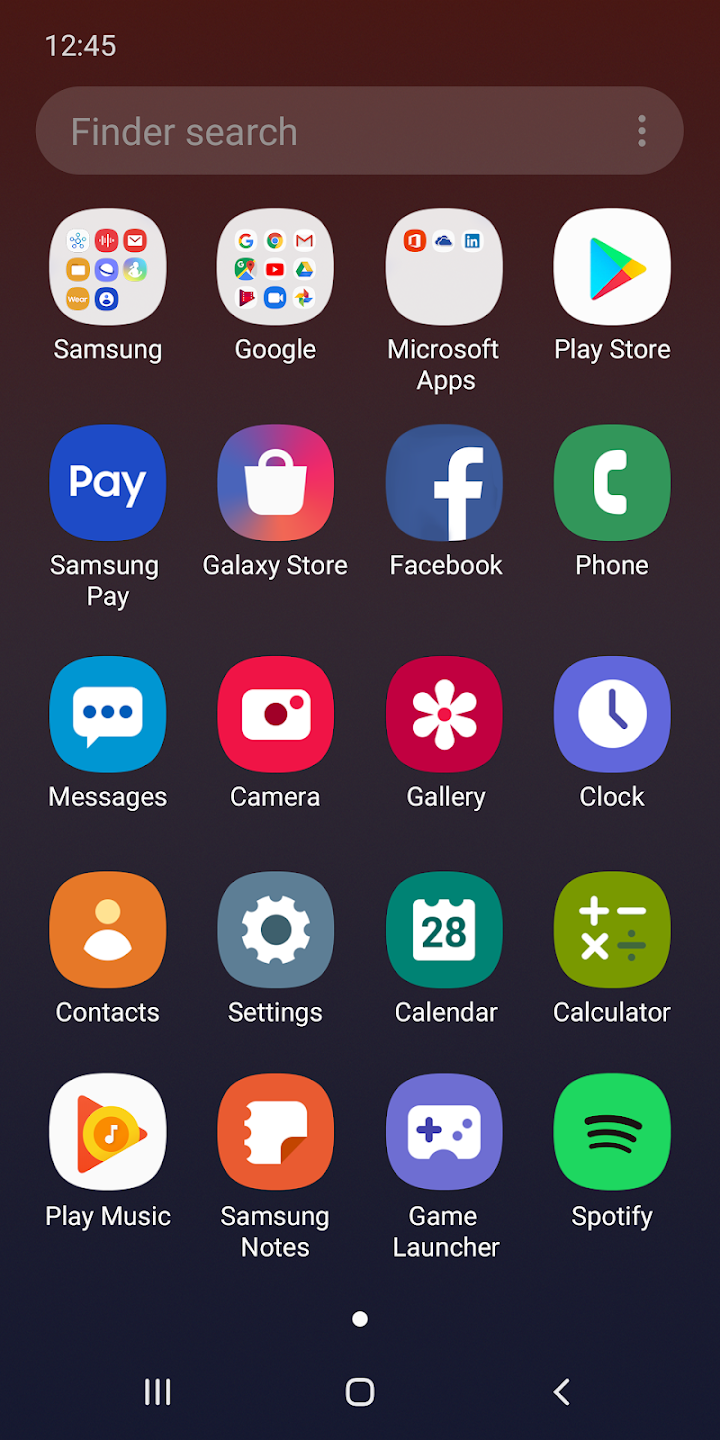 Samsung One UI Samsung One UI