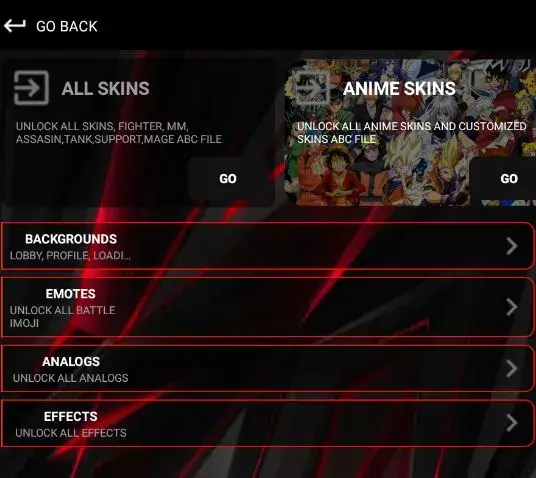 Unlock All Skin ML