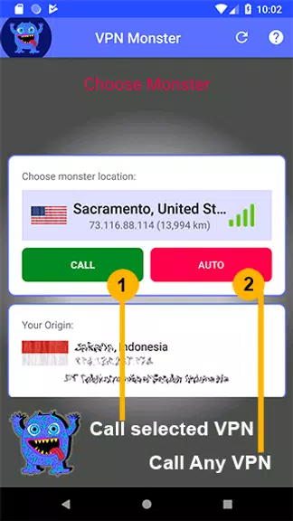 VPN MONSTER - Free Unlimited P