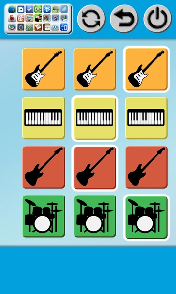 Band Game: Piano, Guitar, Drum