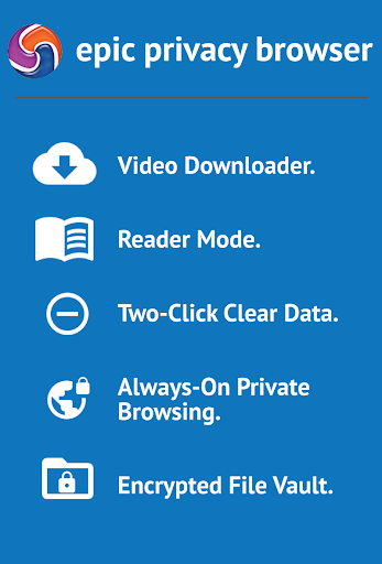 Epic Privacy Browser with AdBlock, Vault, Free VPN Epic Privacy Browser with AdBlock, Vault, Free VPN