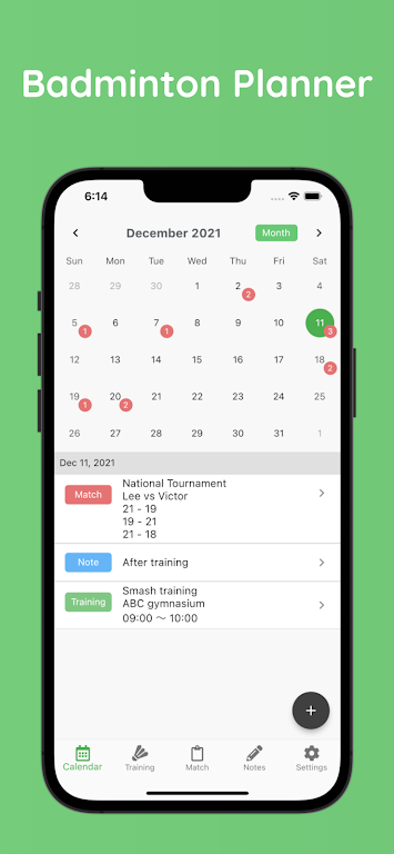 Badminton Schedule Planner