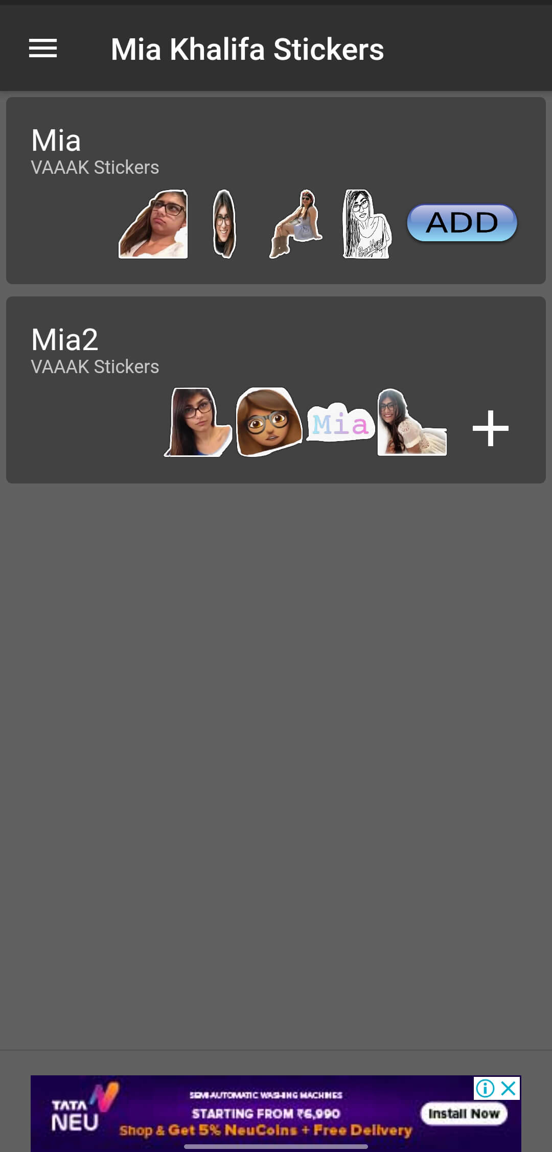 Mia Khalifa Stickers WhatsApp