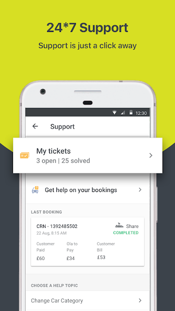 Ola partner Ola partner