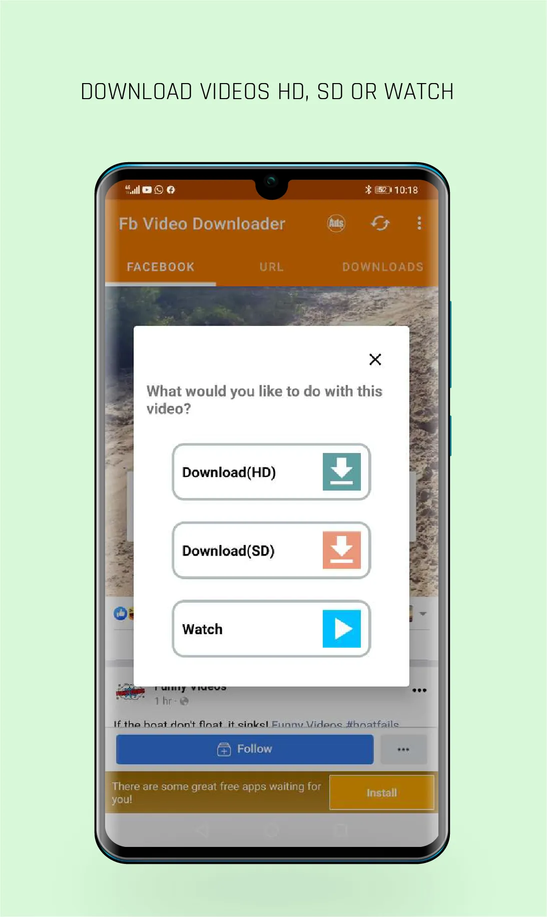 FastVid: FB Video Downloader