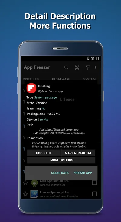 App Freezer