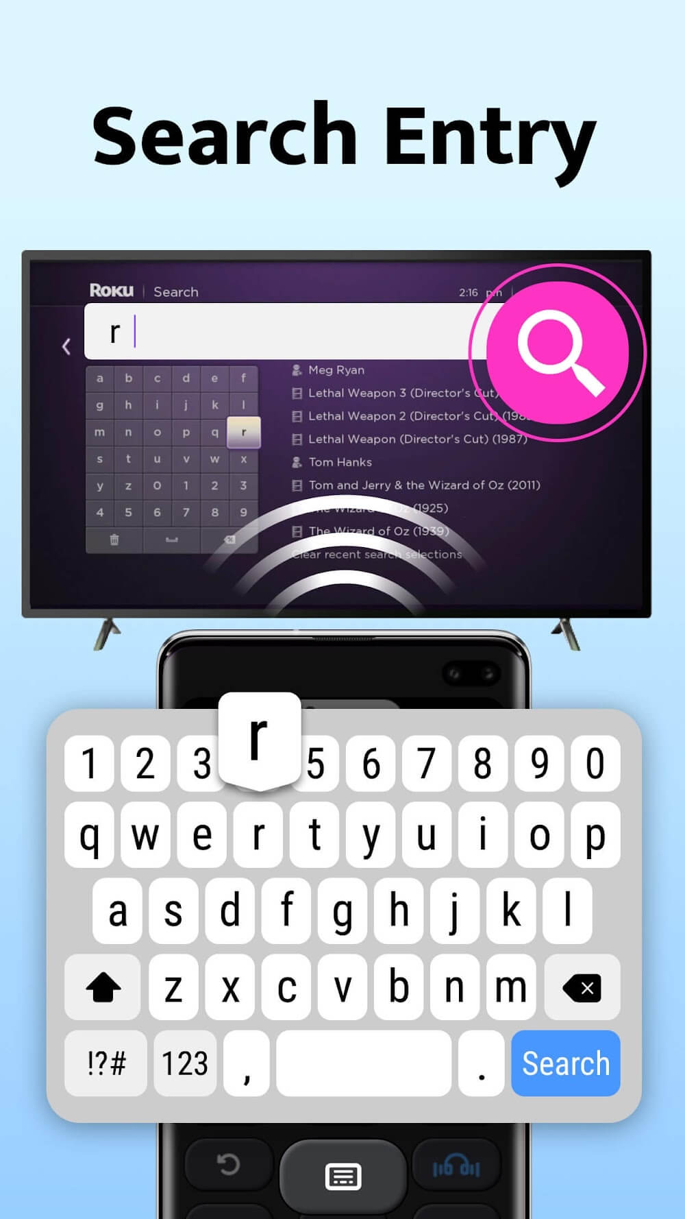 Remote Control for TV