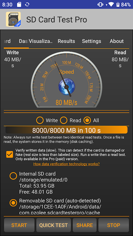 SD Card Test Pro Mod
