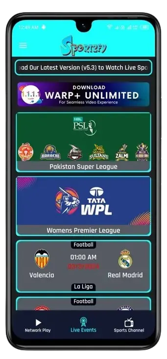 Sportzfy TV