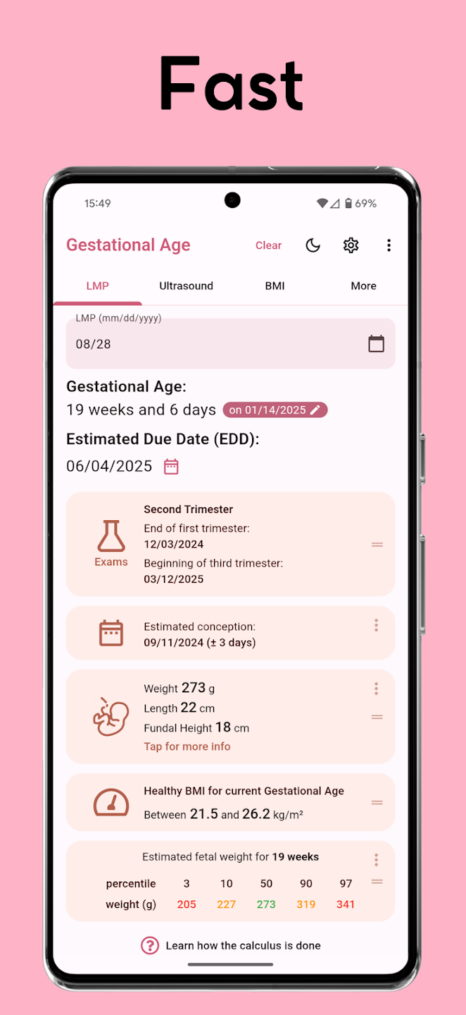 Gestational Age Gestational Age