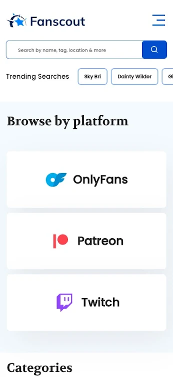 Fanscout - Creator Search