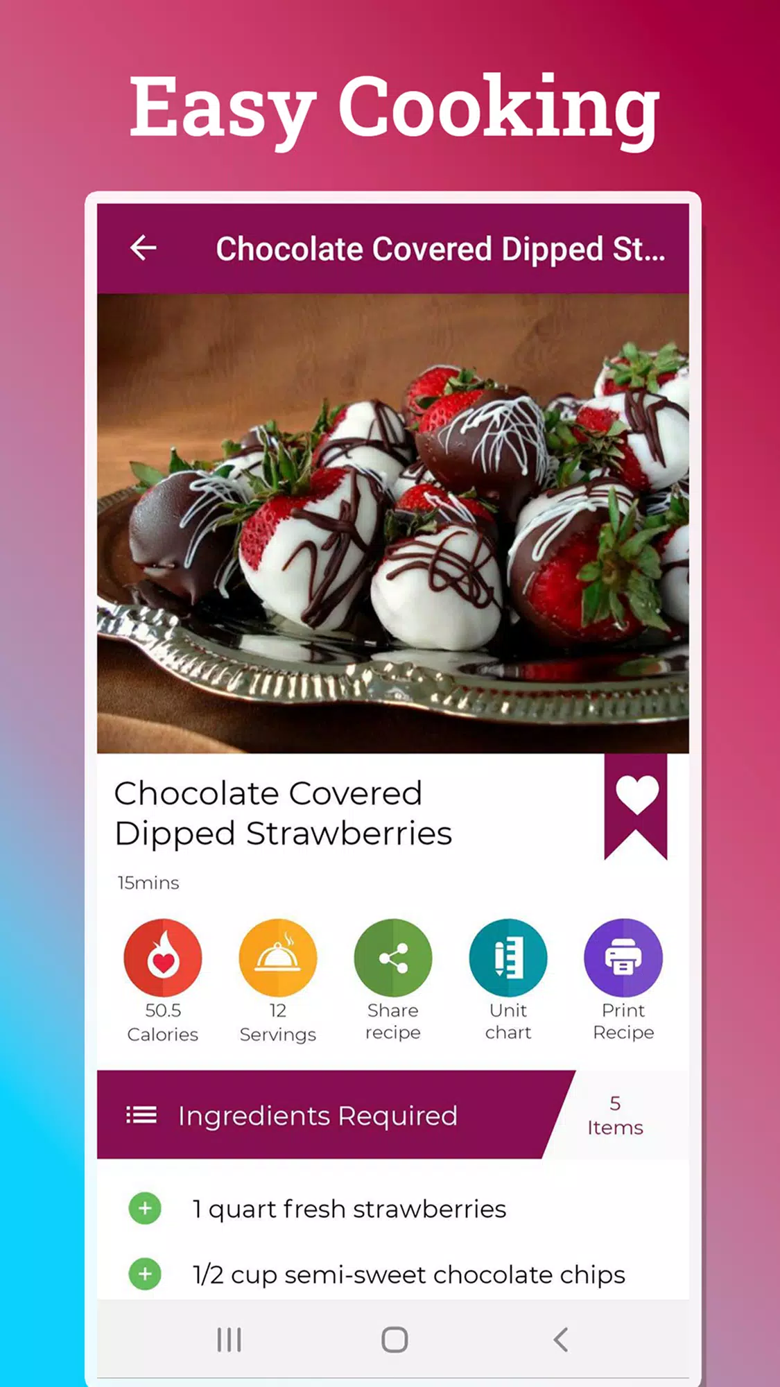 15 Minutes Recipes