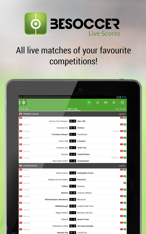 BeSoccer - Live Score v5.6.0