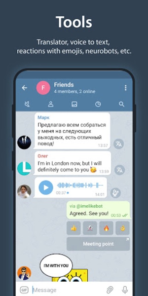 iMe Messenger & Crypto Wallet