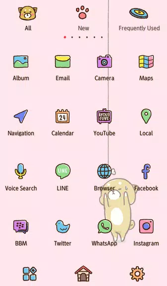 Cute Mini-Shiba Theme Android Cute Mini-Shiba Theme Android