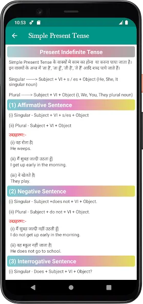 Tense In Hindi