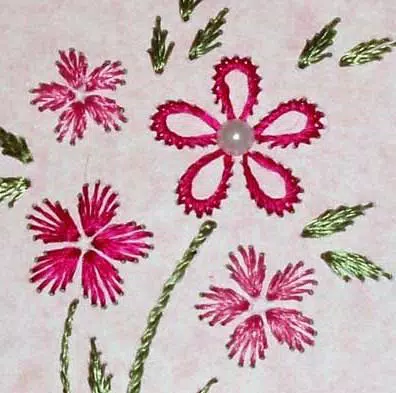 Cross Stitch Flower