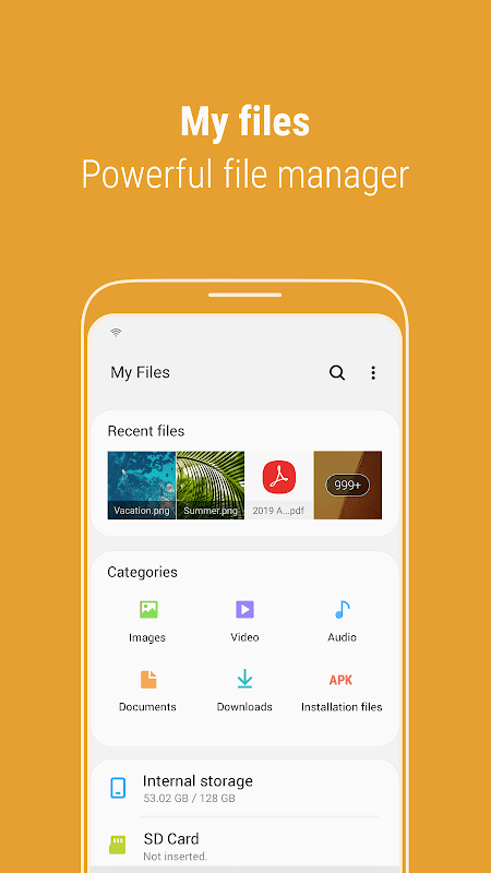 Samsung My Files Samsung My Files