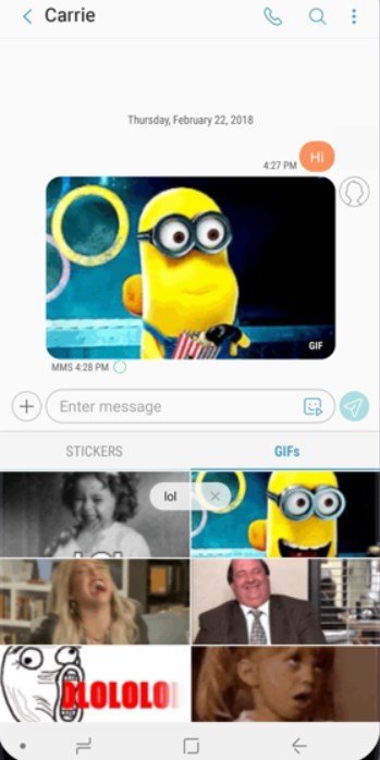Samsung Messages