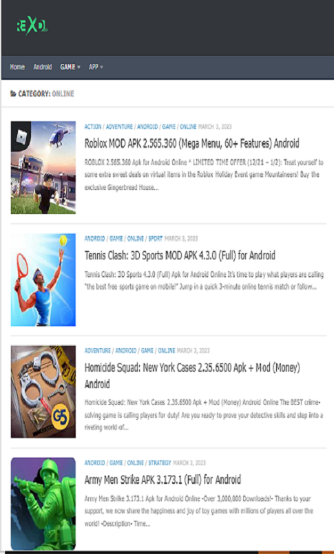 Rexdl:Games & Apps
