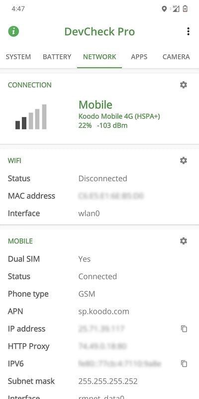 DevCheck Hardware and System Info