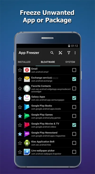 App Freezer
