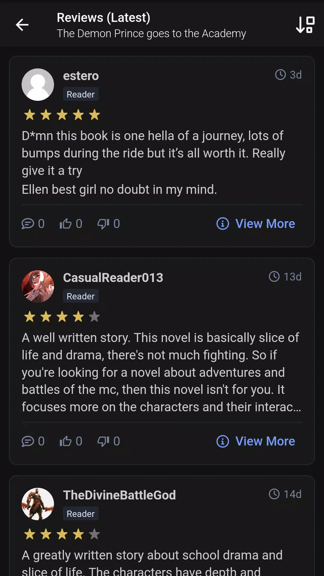 Light Novel Cave: Story Reader
