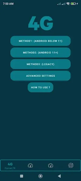 Force LTE Only (4G/5G)