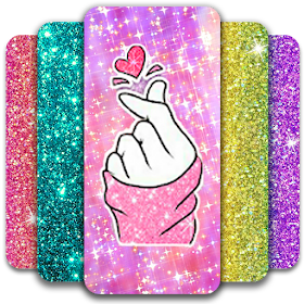 Glitter Wallpaper: Theme, Icon Mod
