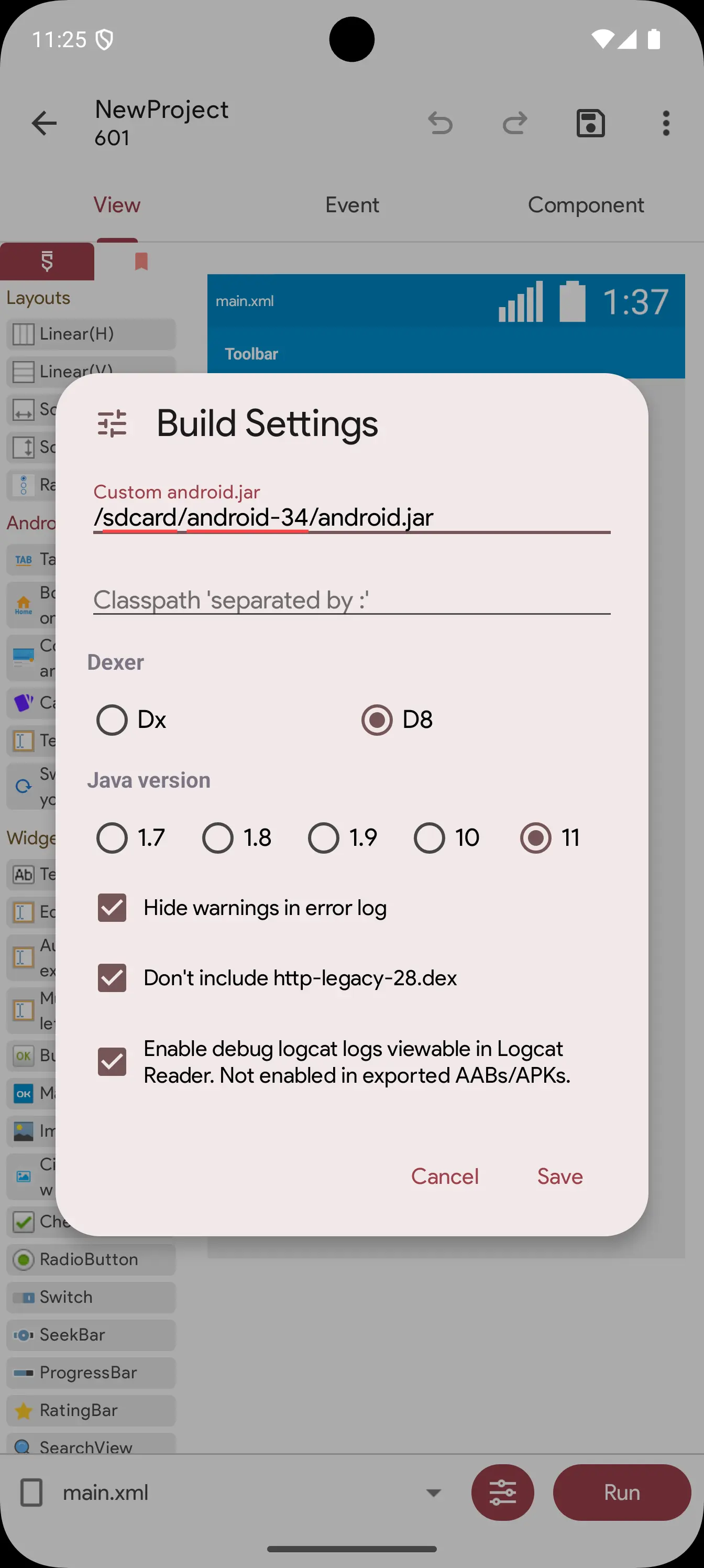 Screenshot