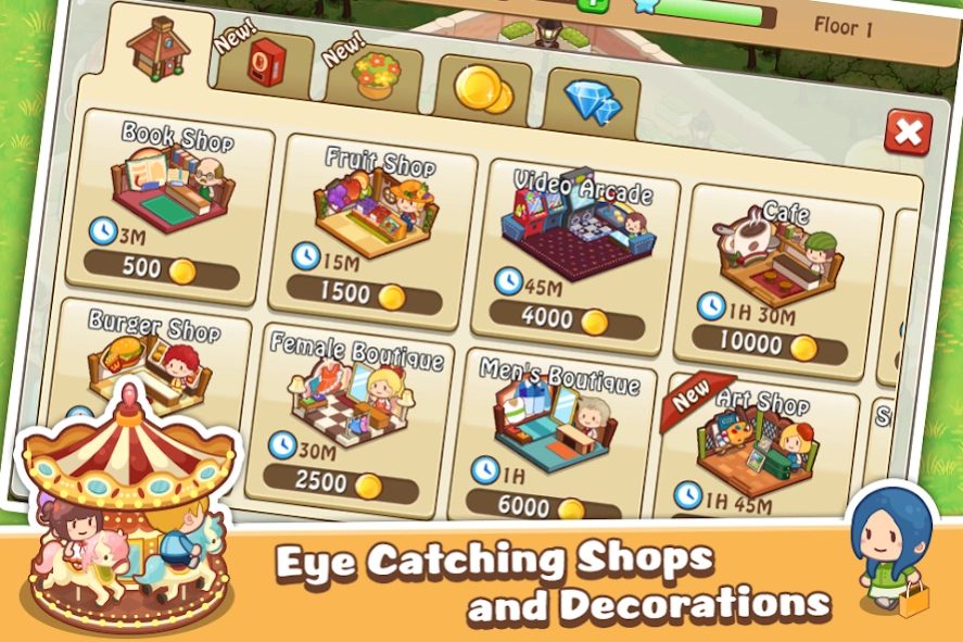 Happy Mall Story:Sim Game