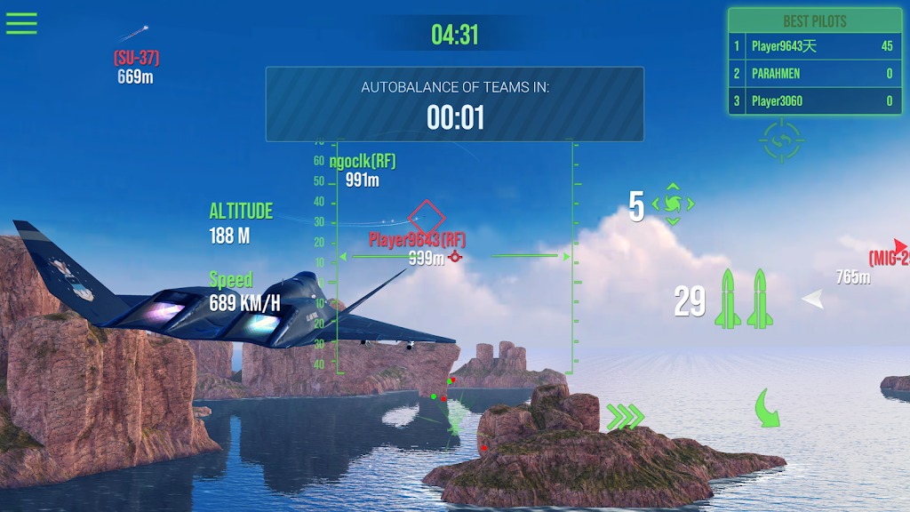 Modern Warplanes: Sky fighters PvP Jet Warfare