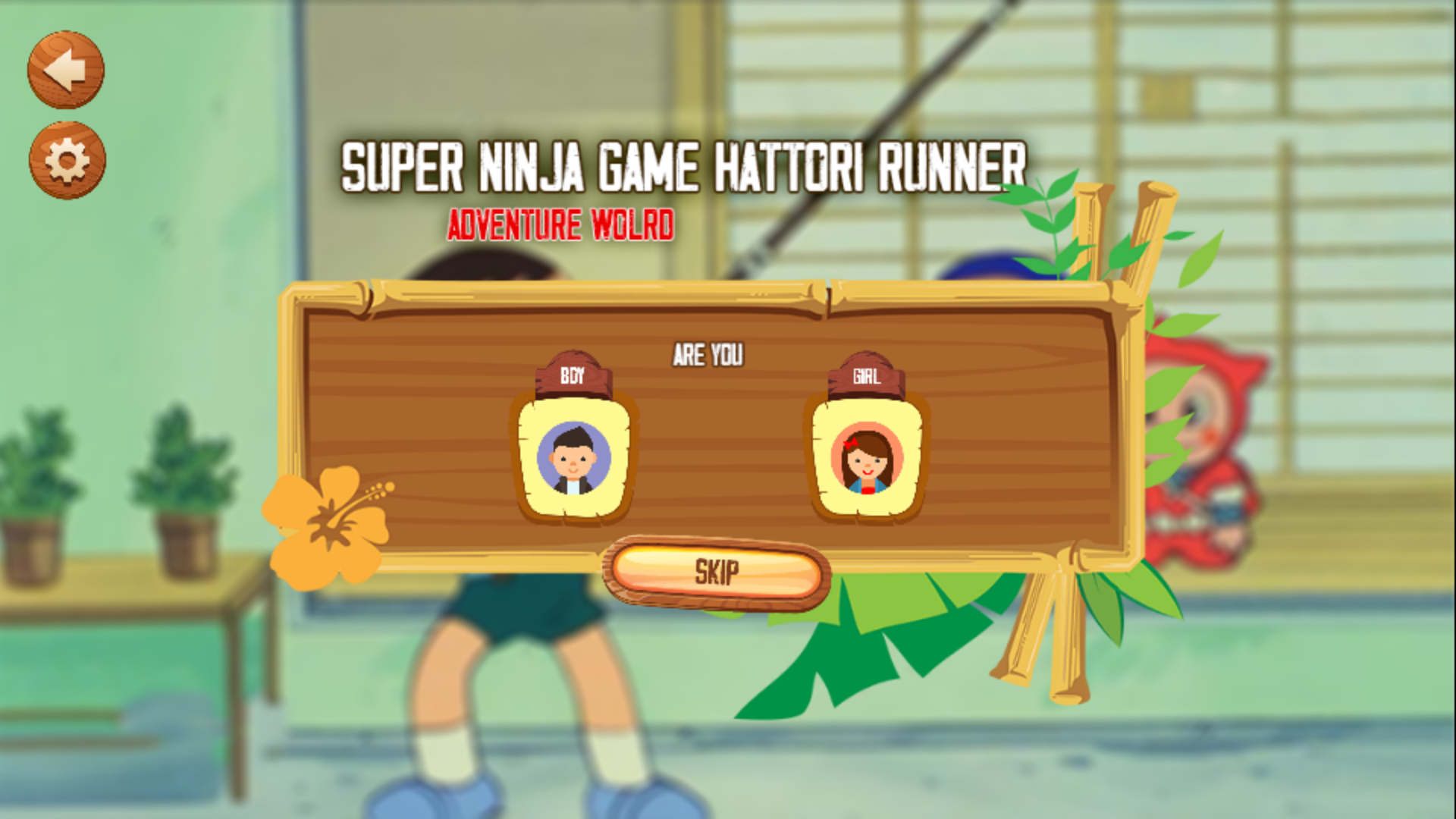 Ninja Hattori Game Cartoon Run