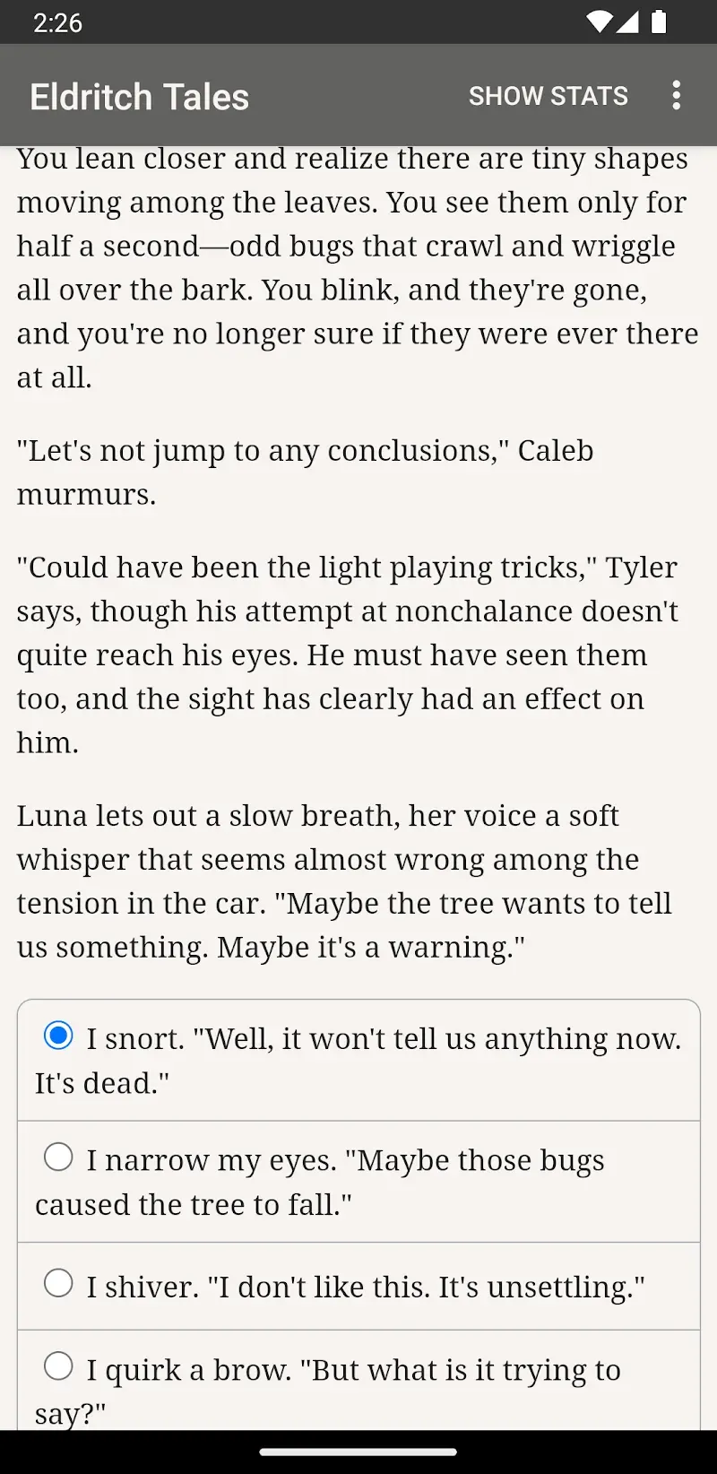 Eldritch Tales: Inheritance