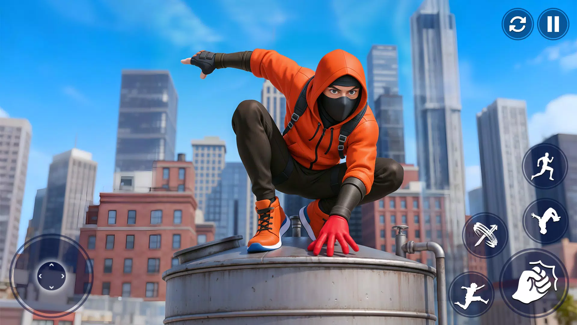 Flying Spider Hero City Action