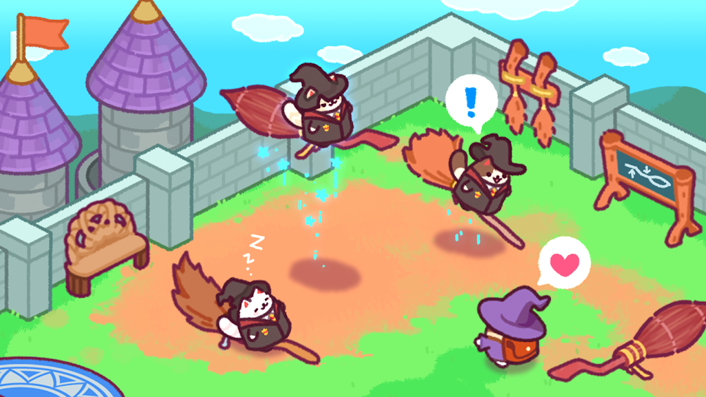 Cat Magic School : Cute Tycoon APK