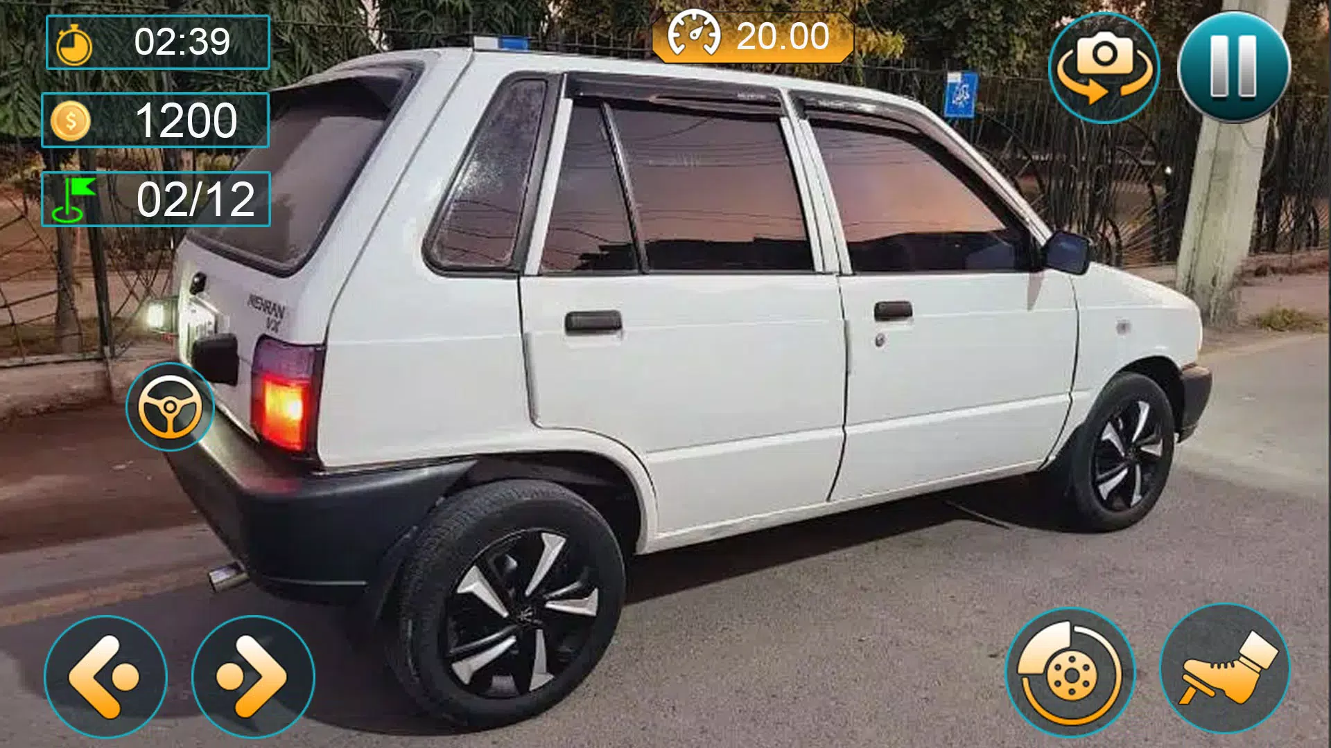 Maruti 800 Extreme Car Driving