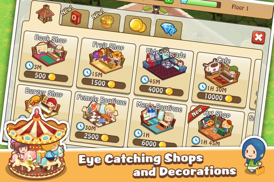 Happy Mall Story: Sim Game Mod