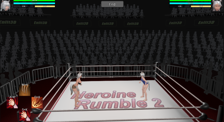 Heroine Rumble 2 [enlit3d]